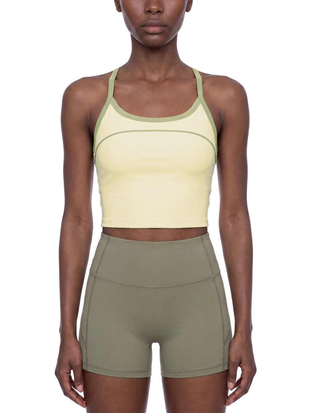 Women's Piping Yoga Tank Top - WT0267-P001-V2