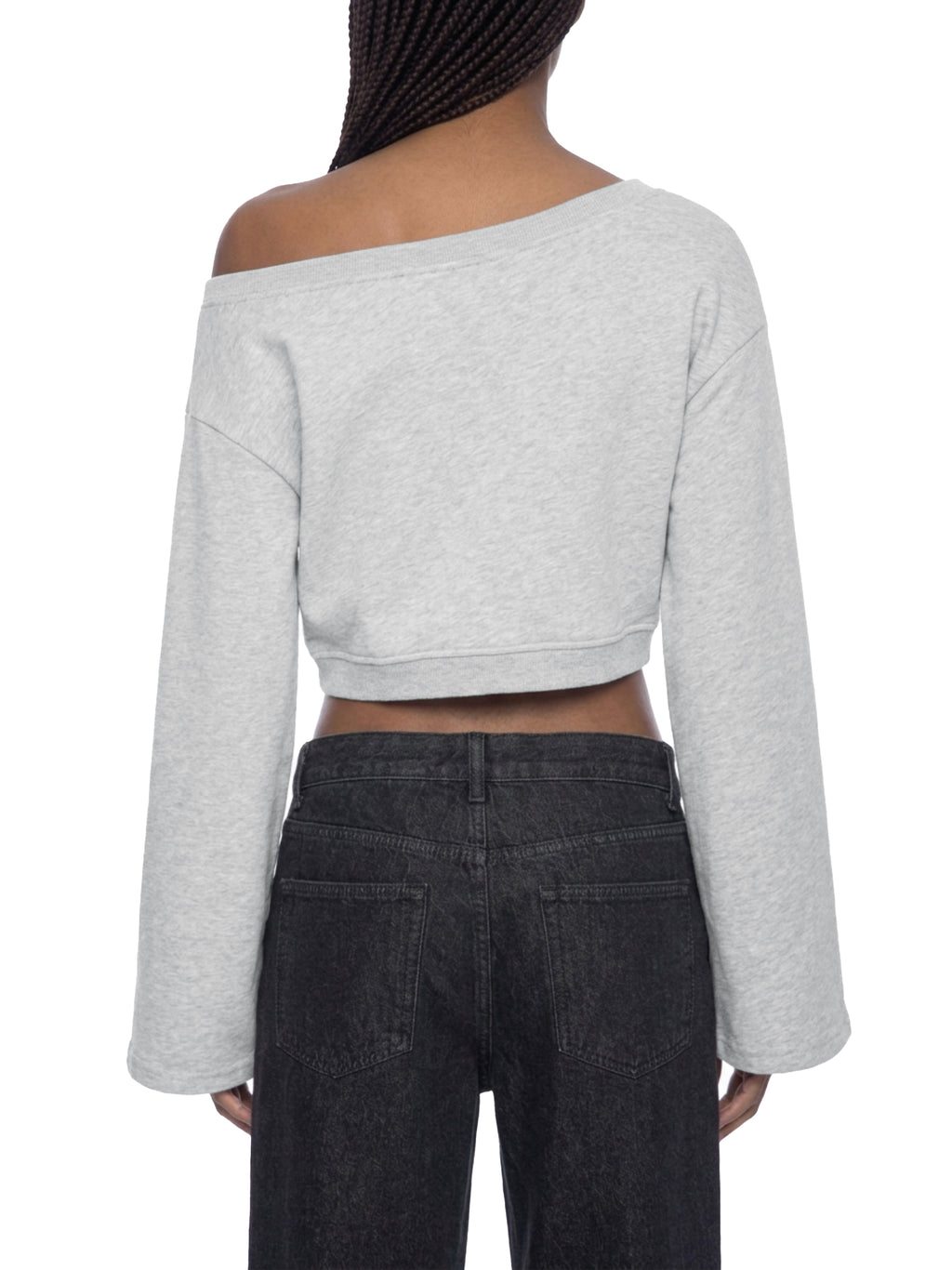 Women's Off-Shoulder Sweatshirt - WT0298-C001-V2